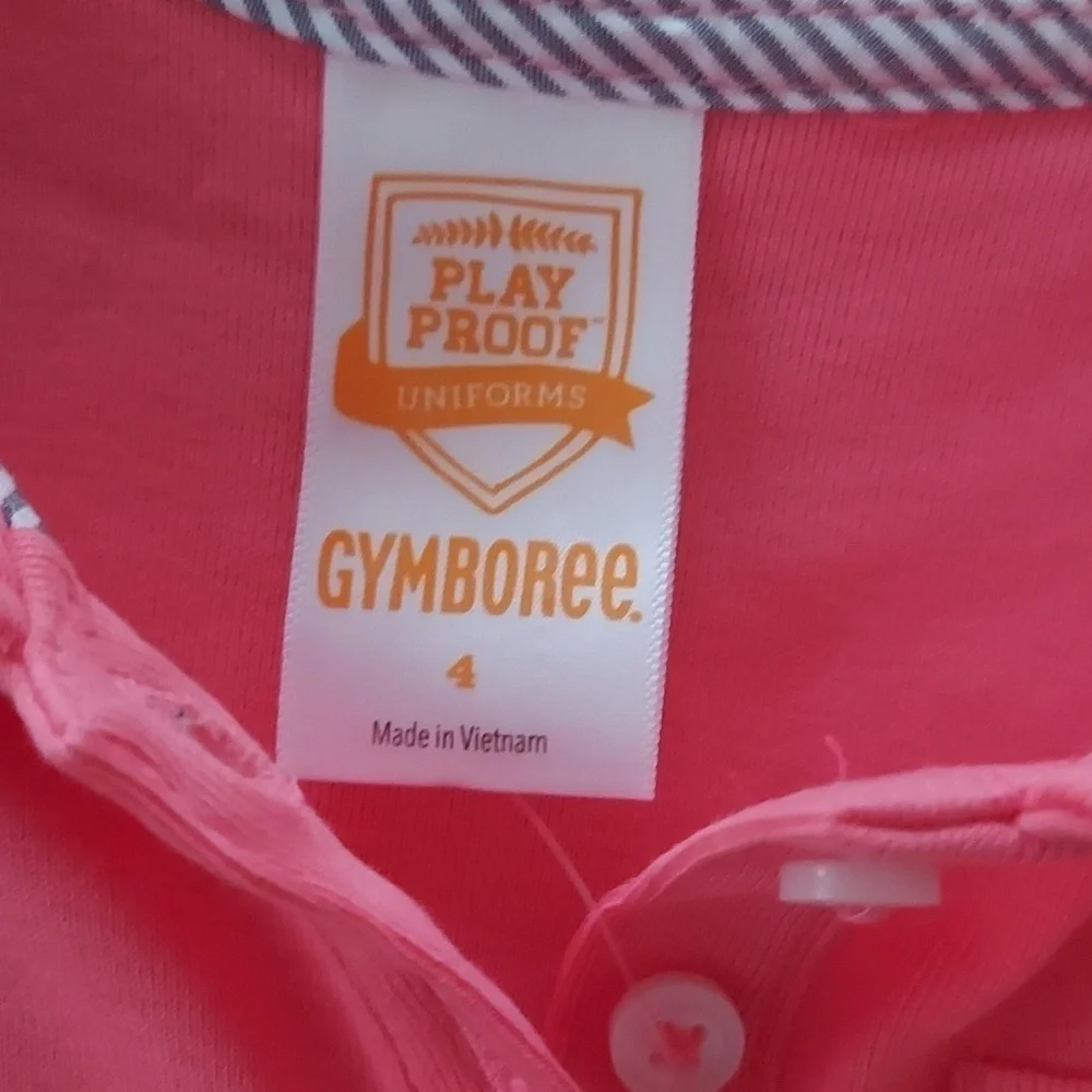 Gymboree polo uniform dress  - salmon pink - size 4